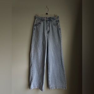 Super Wide leg straight jean